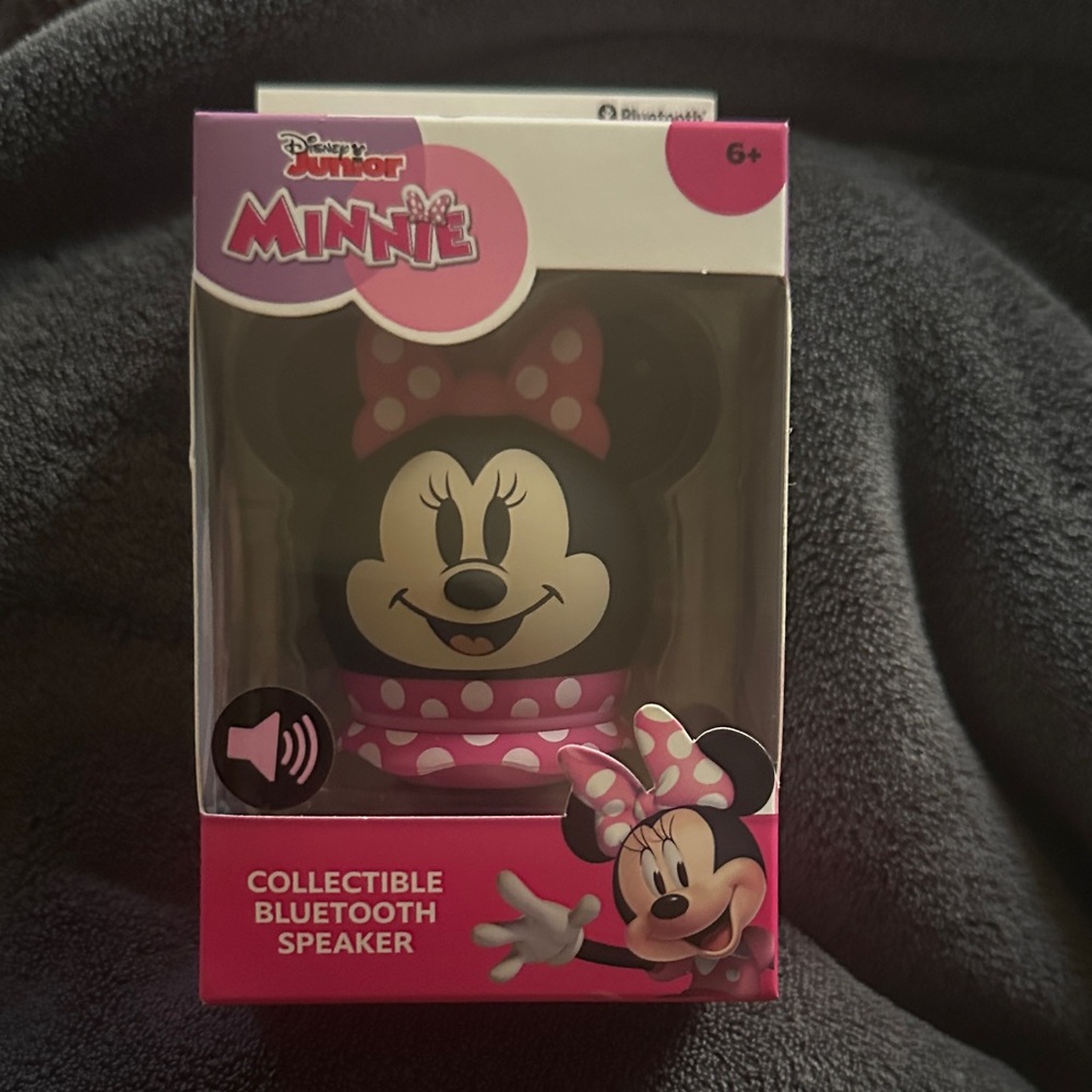 Disney Minnie Mouse Pink Bitty Boomers Speaker Portable New in Box